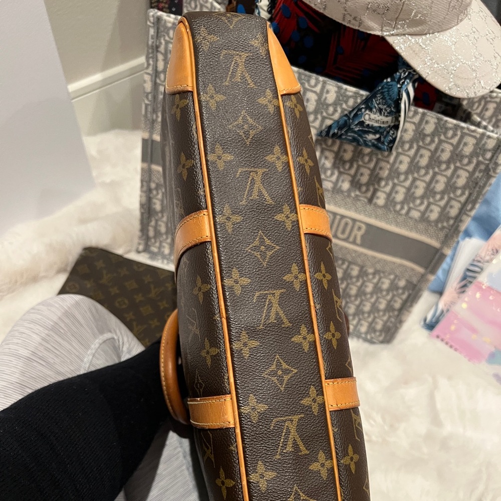 LOUIS VUITTON Porte Documents Voyage Briefcase Handbag Monogram Canvas Leather - Picture 4 of 16